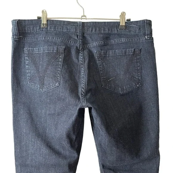 Kut From The Kloth 14 Skinny Jeans Dark Blue Denim Mid Rise Stretch Slim - Picture 8 of 9